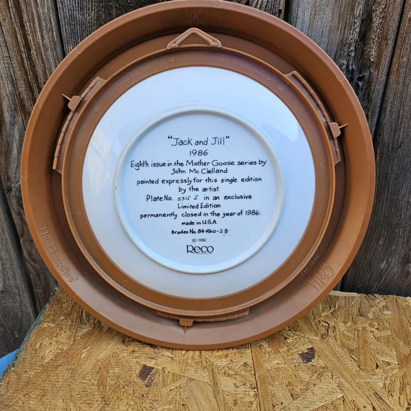 Jack And Jill Vintage Round Framed Painting of Children - Picture 12 of 15